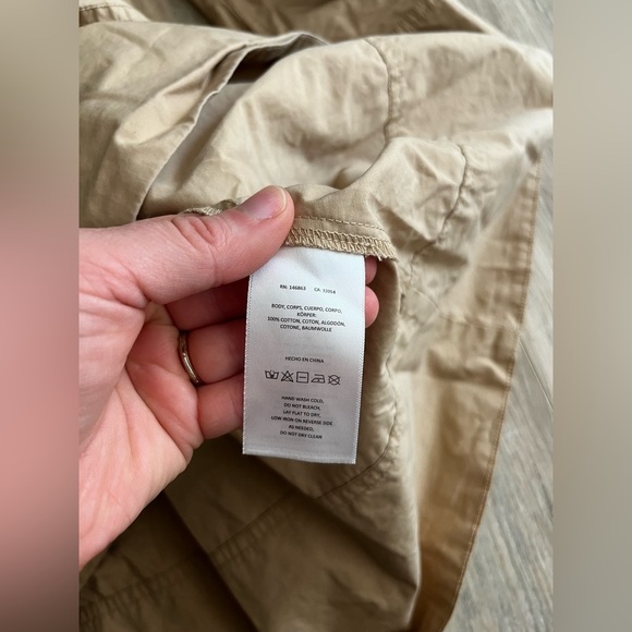 Anthropologie Mare Mare Long-Sleeve Collared Zip-Front Midi Dress - Small - Picture 6 of 10